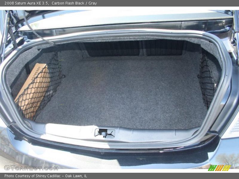 Carbon Flash Black / Gray 2008 Saturn Aura XE 3.5