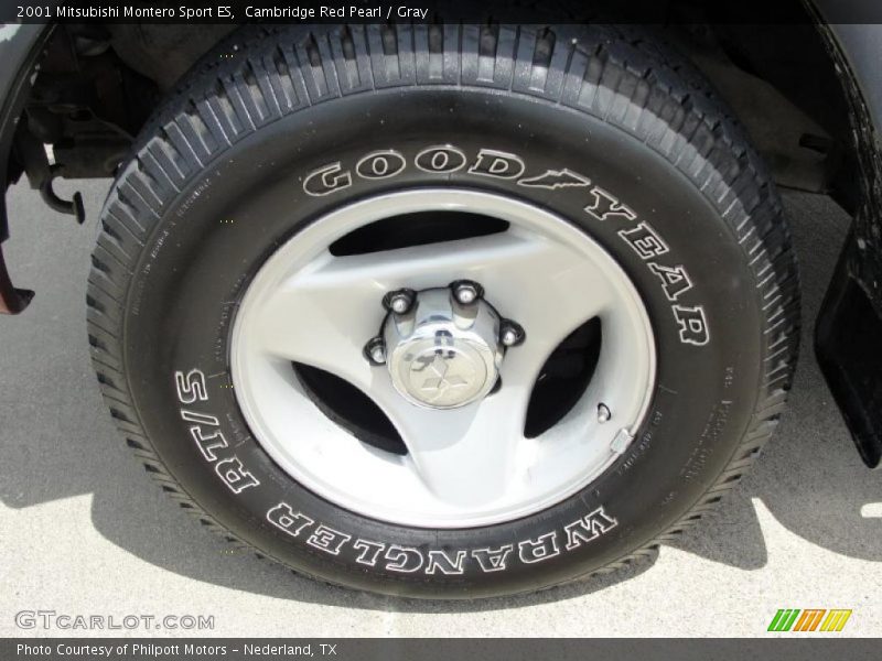 Cambridge Red Pearl / Gray 2001 Mitsubishi Montero Sport ES