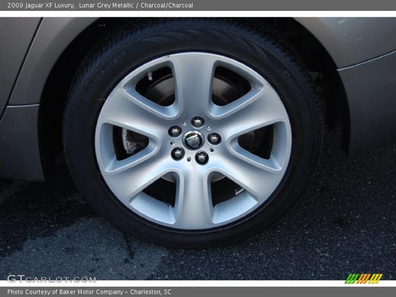 Lunar Grey Metallic / Charcoal/Charcoal 2009 Jaguar XF Luxury