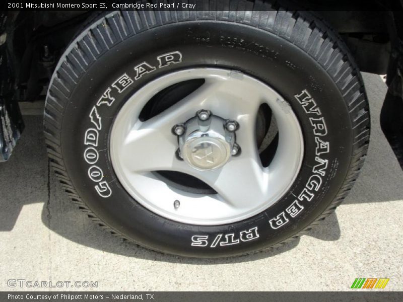 Cambridge Red Pearl / Gray 2001 Mitsubishi Montero Sport ES