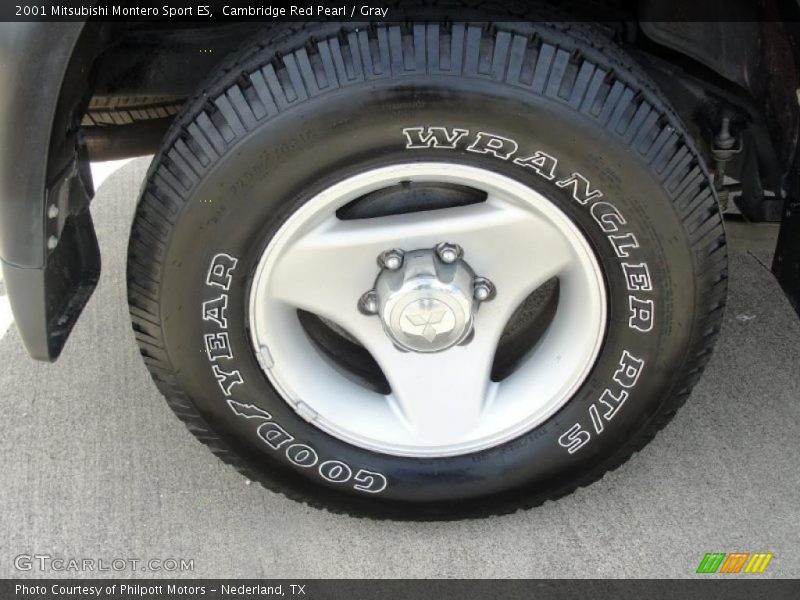 Cambridge Red Pearl / Gray 2001 Mitsubishi Montero Sport ES