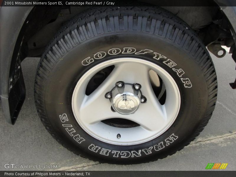 Cambridge Red Pearl / Gray 2001 Mitsubishi Montero Sport ES