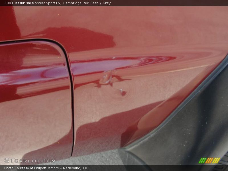 Cambridge Red Pearl / Gray 2001 Mitsubishi Montero Sport ES