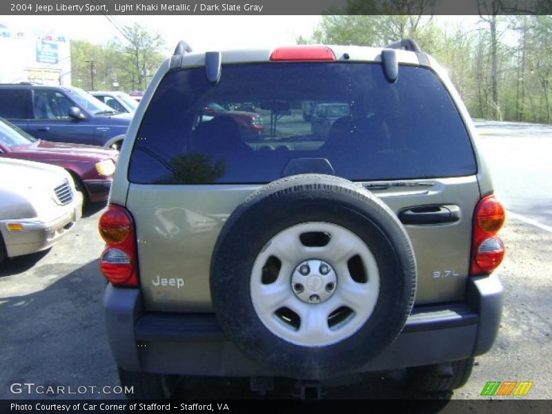 Light Khaki Metallic / Dark Slate Gray 2004 Jeep Liberty Sport