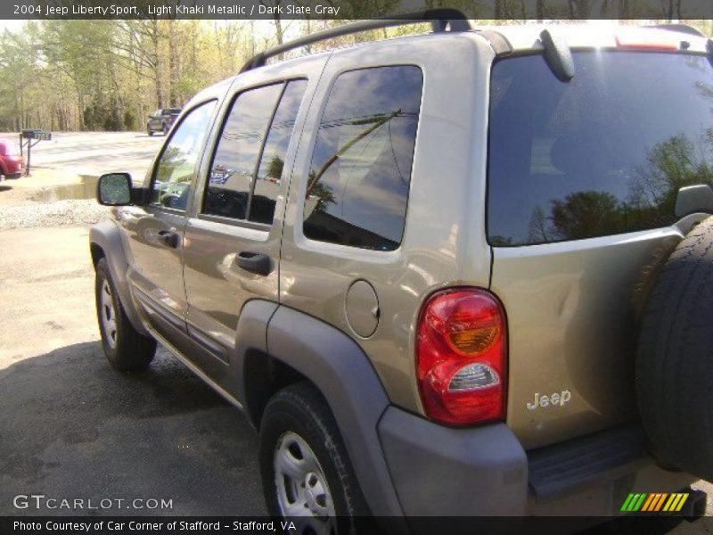 Light Khaki Metallic / Dark Slate Gray 2004 Jeep Liberty Sport