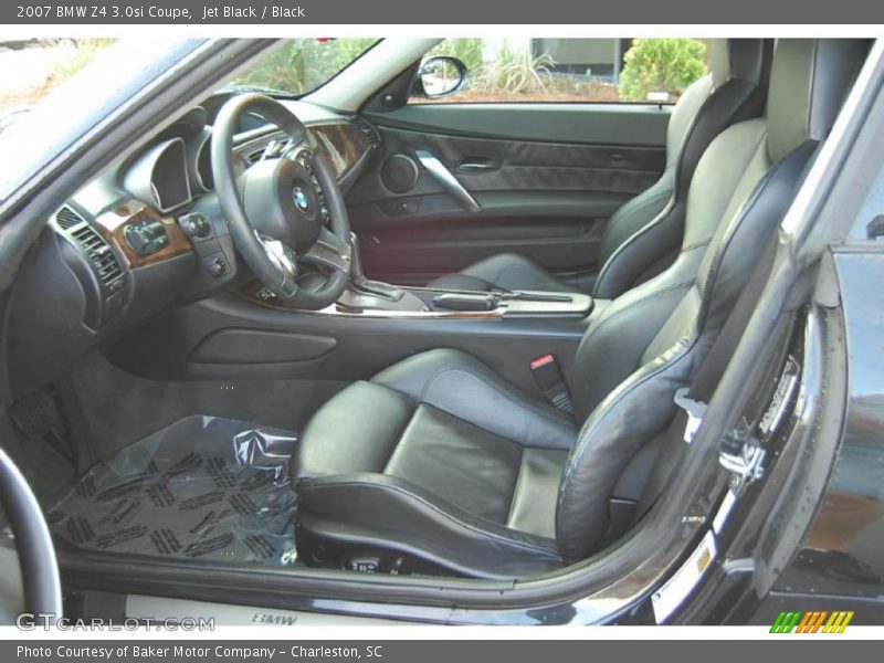 Jet Black / Black 2007 BMW Z4 3.0si Coupe