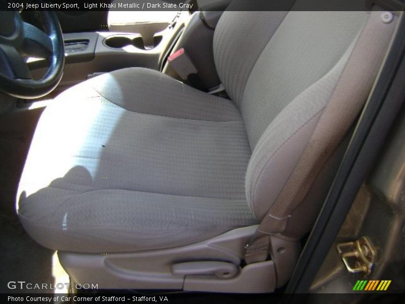 Light Khaki Metallic / Dark Slate Gray 2004 Jeep Liberty Sport