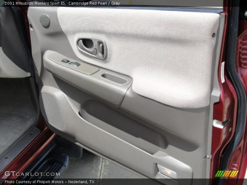Cambridge Red Pearl / Gray 2001 Mitsubishi Montero Sport ES