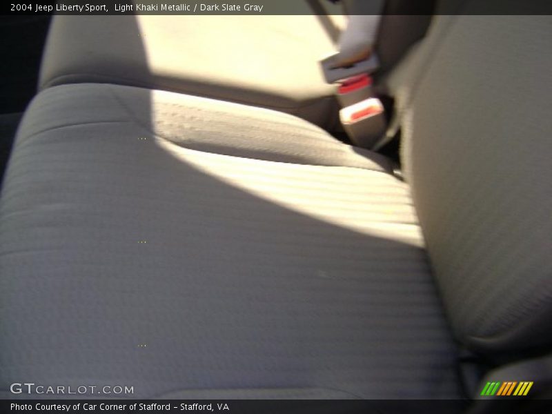 Light Khaki Metallic / Dark Slate Gray 2004 Jeep Liberty Sport