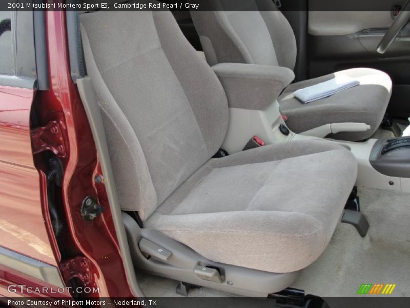 Cambridge Red Pearl / Gray 2001 Mitsubishi Montero Sport ES