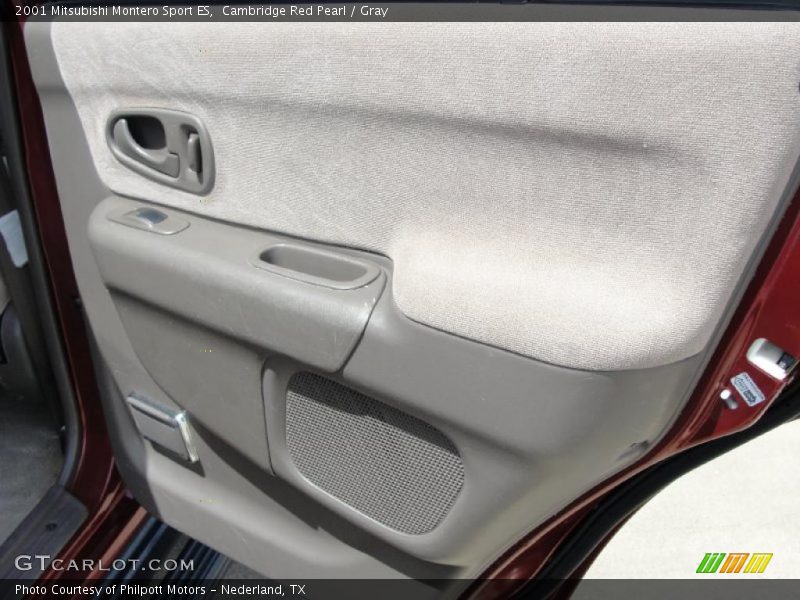 Cambridge Red Pearl / Gray 2001 Mitsubishi Montero Sport ES