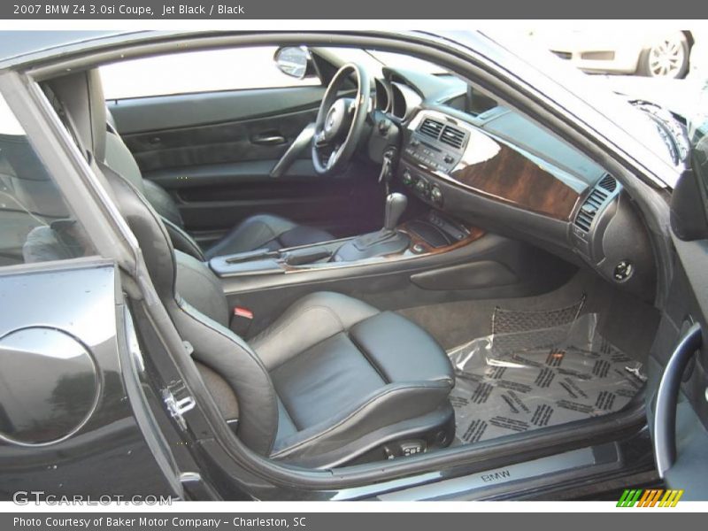 Jet Black / Black 2007 BMW Z4 3.0si Coupe