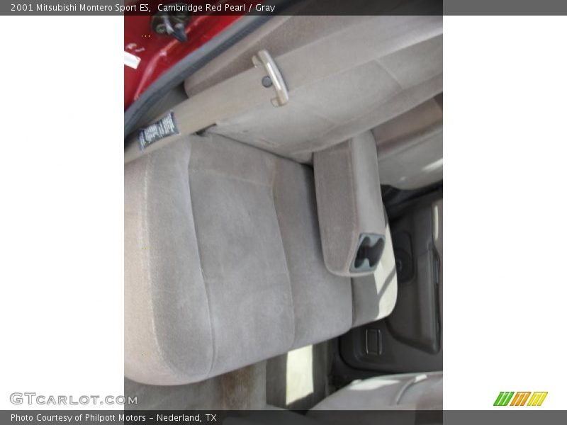 Cambridge Red Pearl / Gray 2001 Mitsubishi Montero Sport ES