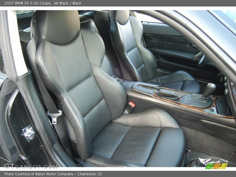 Jet Black / Black 2007 BMW Z4 3.0si Coupe