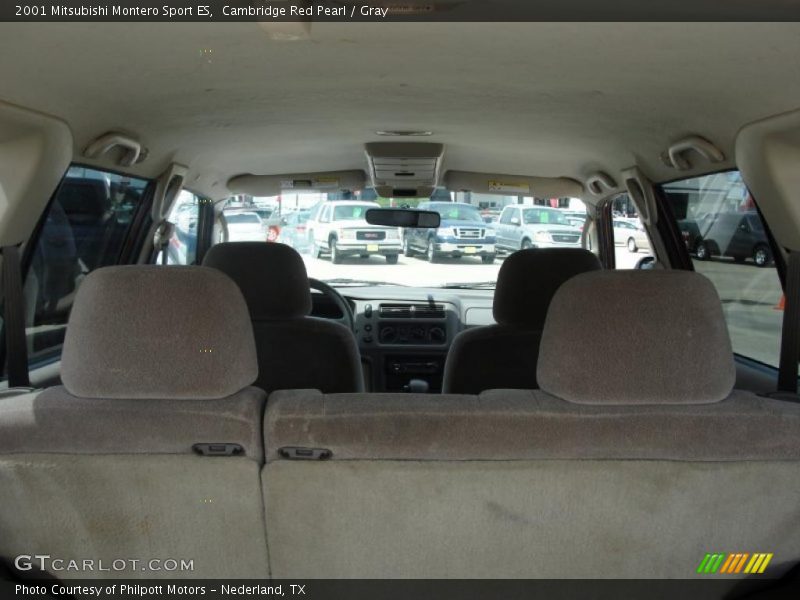 Cambridge Red Pearl / Gray 2001 Mitsubishi Montero Sport ES