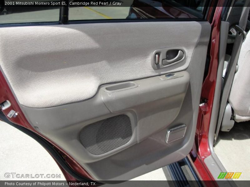 Cambridge Red Pearl / Gray 2001 Mitsubishi Montero Sport ES