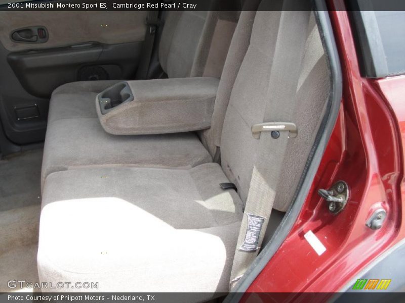 Cambridge Red Pearl / Gray 2001 Mitsubishi Montero Sport ES