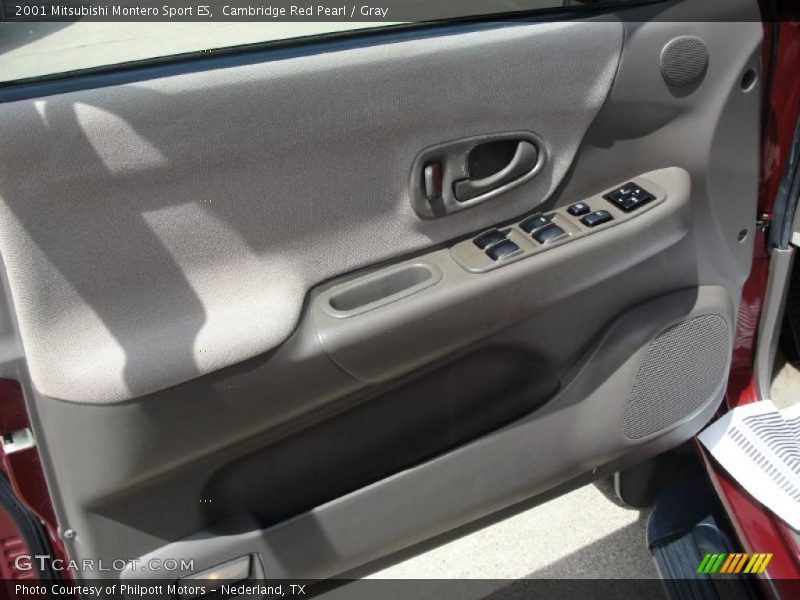 Cambridge Red Pearl / Gray 2001 Mitsubishi Montero Sport ES