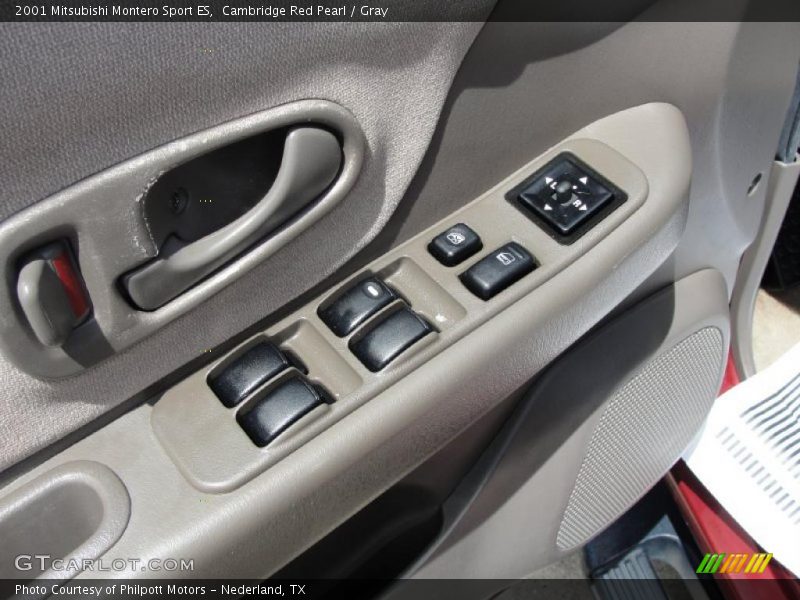 Cambridge Red Pearl / Gray 2001 Mitsubishi Montero Sport ES