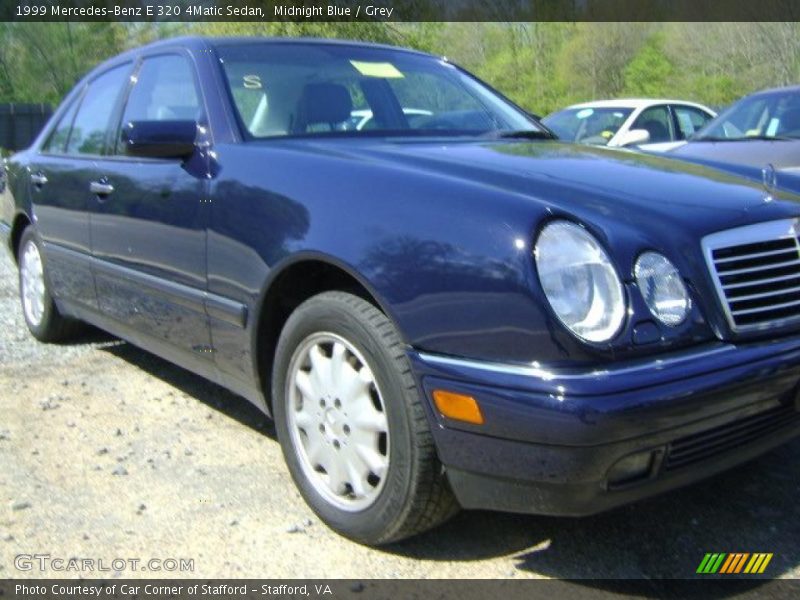 Midnight Blue / Grey 1999 Mercedes-Benz E 320 4Matic Sedan
