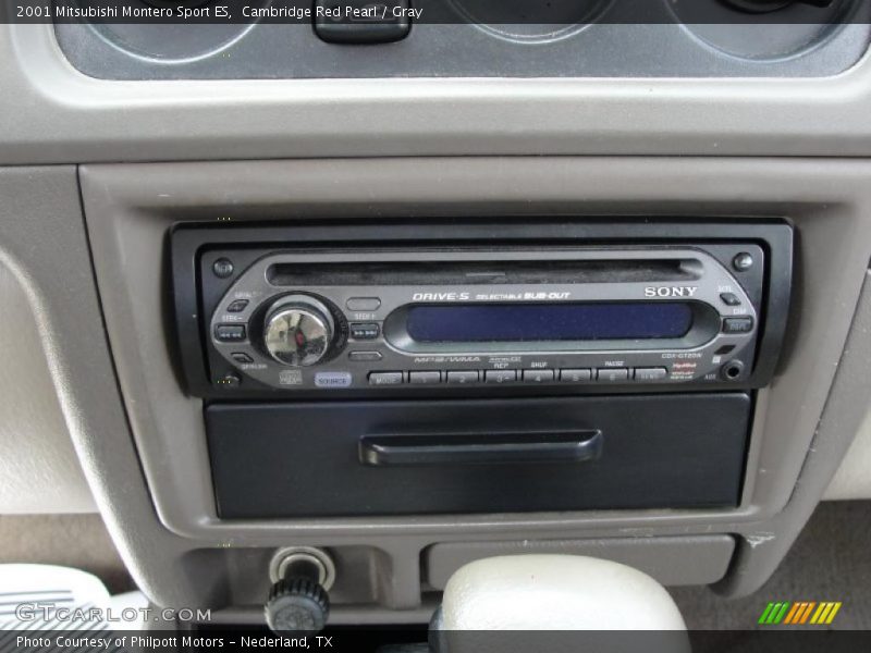 Cambridge Red Pearl / Gray 2001 Mitsubishi Montero Sport ES