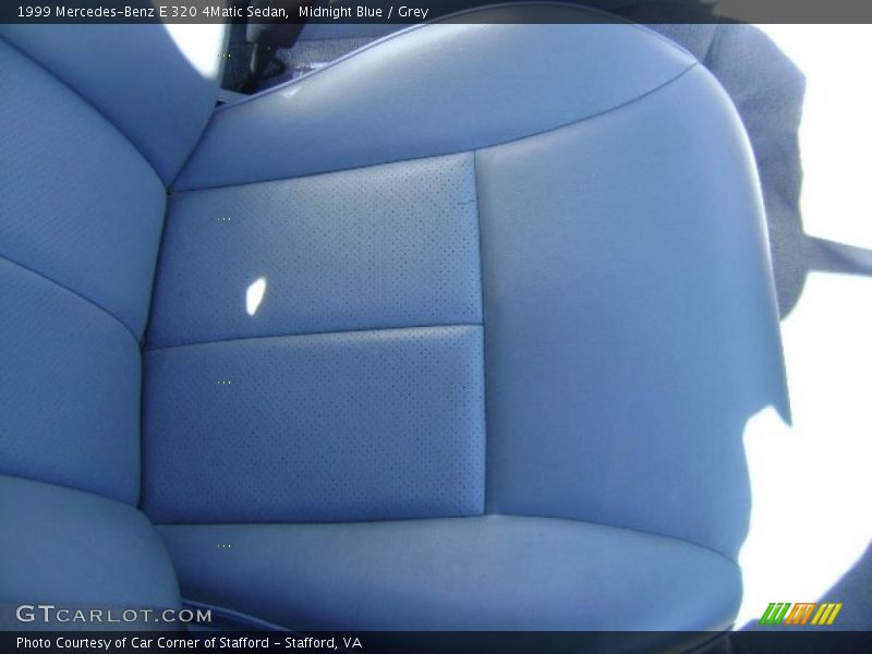 Midnight Blue / Grey 1999 Mercedes-Benz E 320 4Matic Sedan