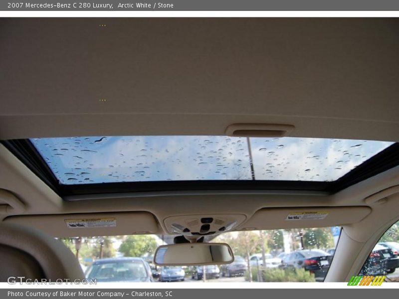 Arctic White / Stone 2007 Mercedes-Benz C 280 Luxury
