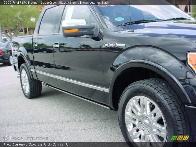 Black / Sienna Brown Leather/Black 2009 Ford F150 Platinum SuperCrew