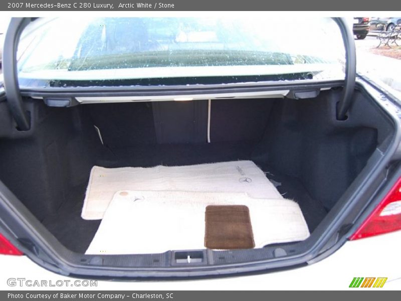 Arctic White / Stone 2007 Mercedes-Benz C 280 Luxury