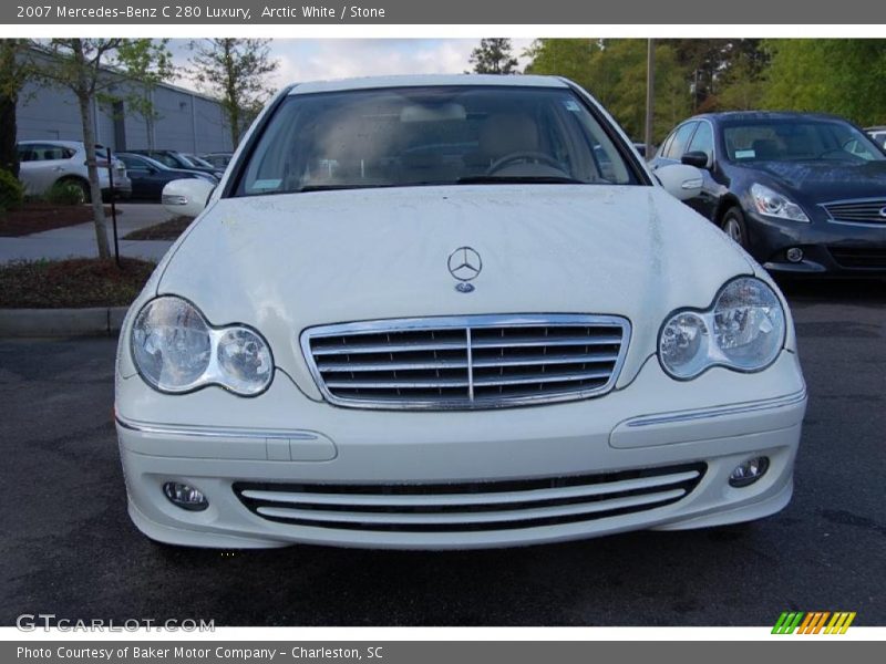 Arctic White / Stone 2007 Mercedes-Benz C 280 Luxury