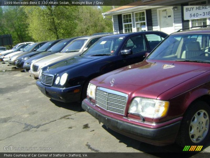 Midnight Blue / Grey 1999 Mercedes-Benz E 320 4Matic Sedan
