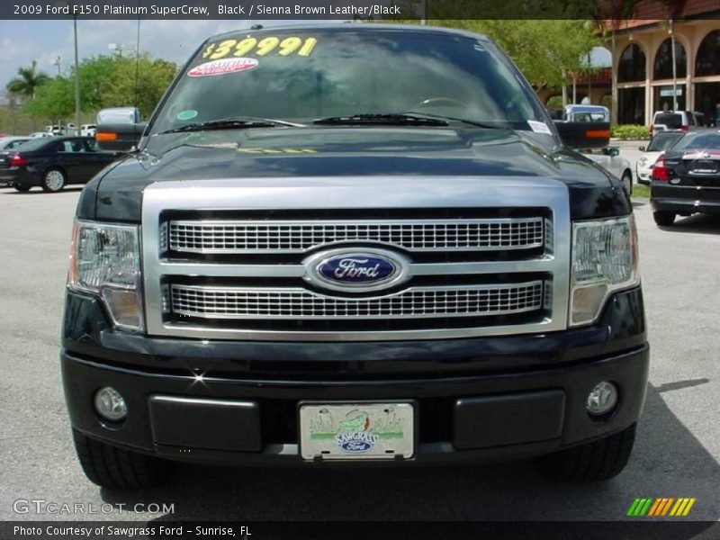 Black / Sienna Brown Leather/Black 2009 Ford F150 Platinum SuperCrew