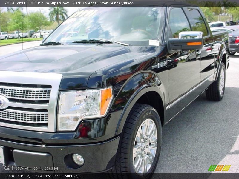 Black / Sienna Brown Leather/Black 2009 Ford F150 Platinum SuperCrew