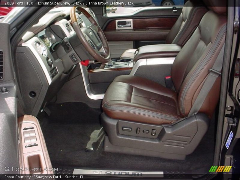 Black / Sienna Brown Leather/Black 2009 Ford F150 Platinum SuperCrew