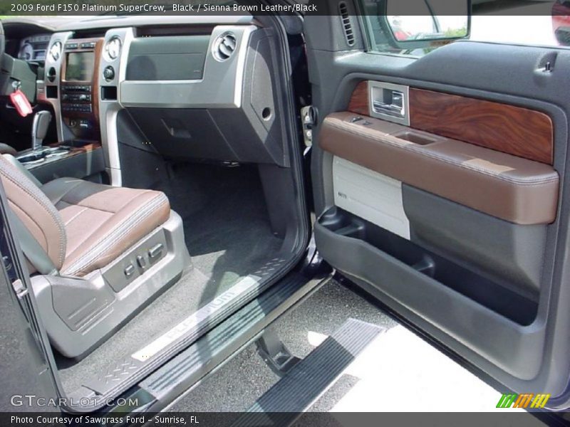 Black / Sienna Brown Leather/Black 2009 Ford F150 Platinum SuperCrew