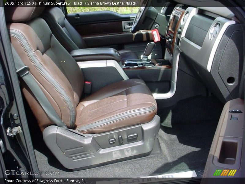 Black / Sienna Brown Leather/Black 2009 Ford F150 Platinum SuperCrew