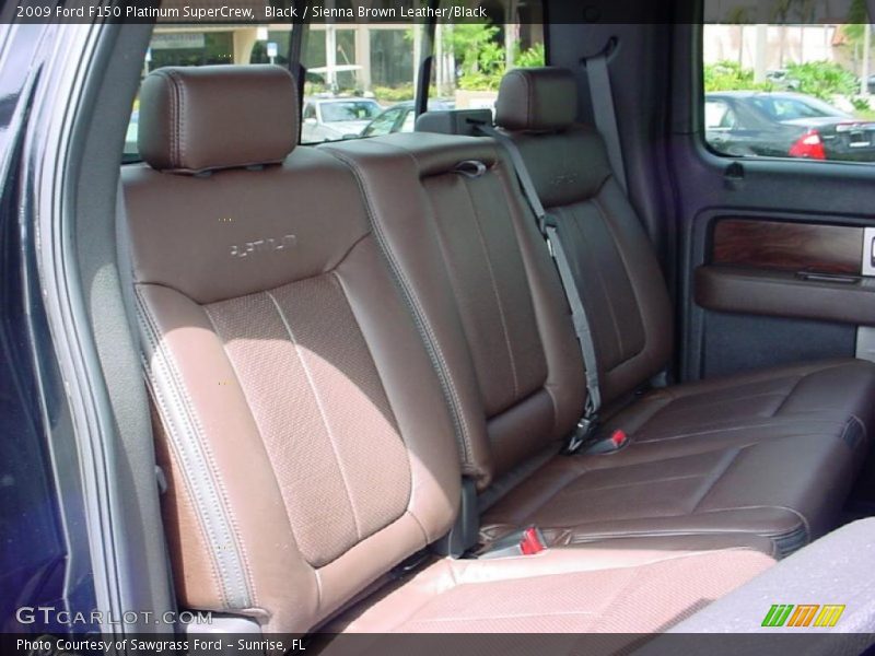 Black / Sienna Brown Leather/Black 2009 Ford F150 Platinum SuperCrew