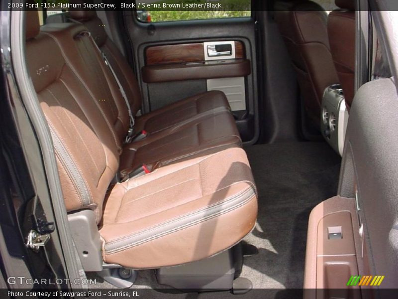 Black / Sienna Brown Leather/Black 2009 Ford F150 Platinum SuperCrew