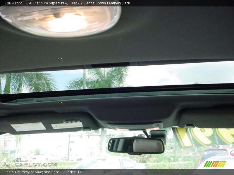Black / Sienna Brown Leather/Black 2009 Ford F150 Platinum SuperCrew