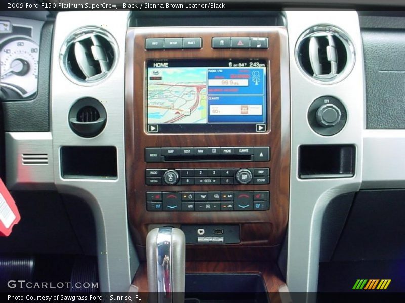 Black / Sienna Brown Leather/Black 2009 Ford F150 Platinum SuperCrew