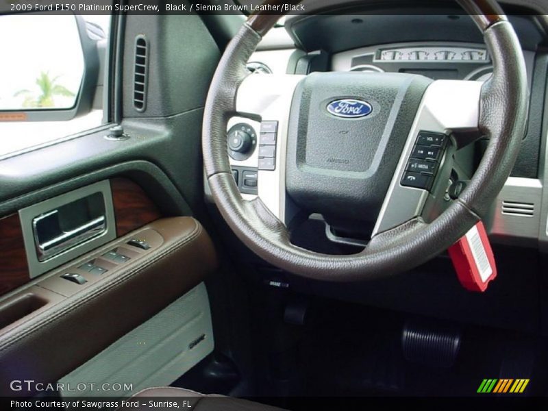 Black / Sienna Brown Leather/Black 2009 Ford F150 Platinum SuperCrew
