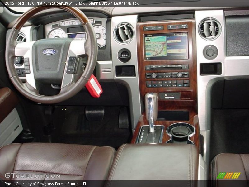 Black / Sienna Brown Leather/Black 2009 Ford F150 Platinum SuperCrew