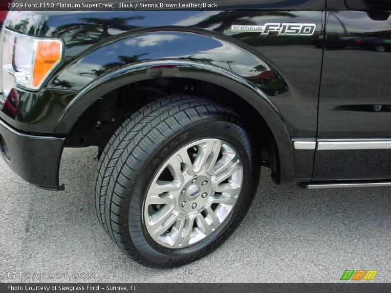 Black / Sienna Brown Leather/Black 2009 Ford F150 Platinum SuperCrew