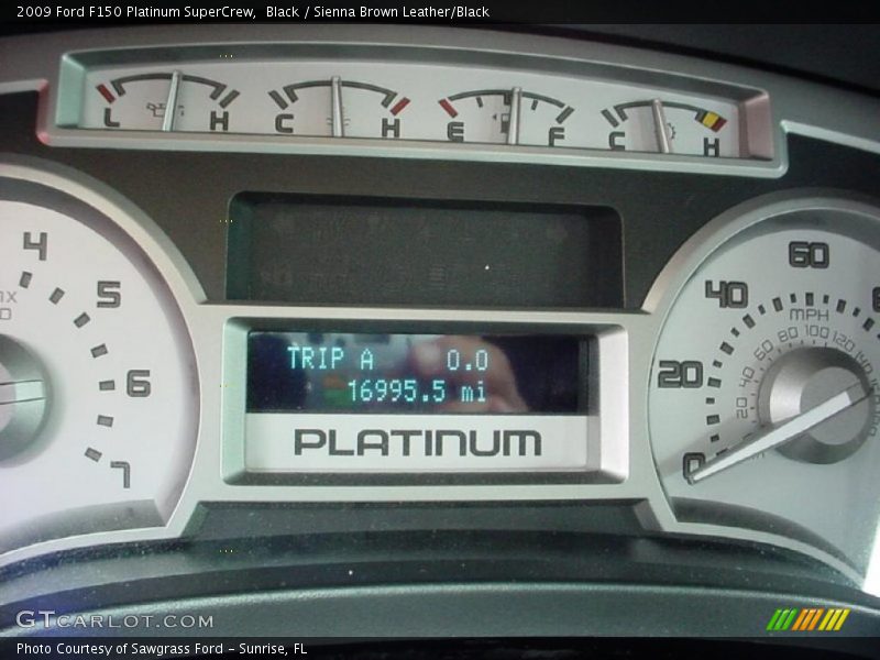 Black / Sienna Brown Leather/Black 2009 Ford F150 Platinum SuperCrew