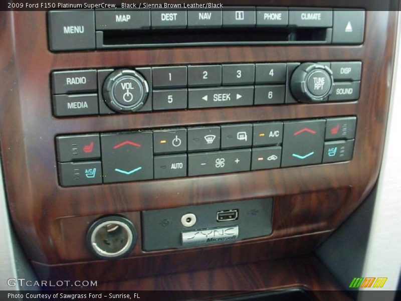 Black / Sienna Brown Leather/Black 2009 Ford F150 Platinum SuperCrew
