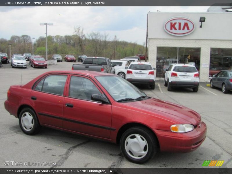 Medium Red Metallic / Light Neutral 2002 Chevrolet Prizm