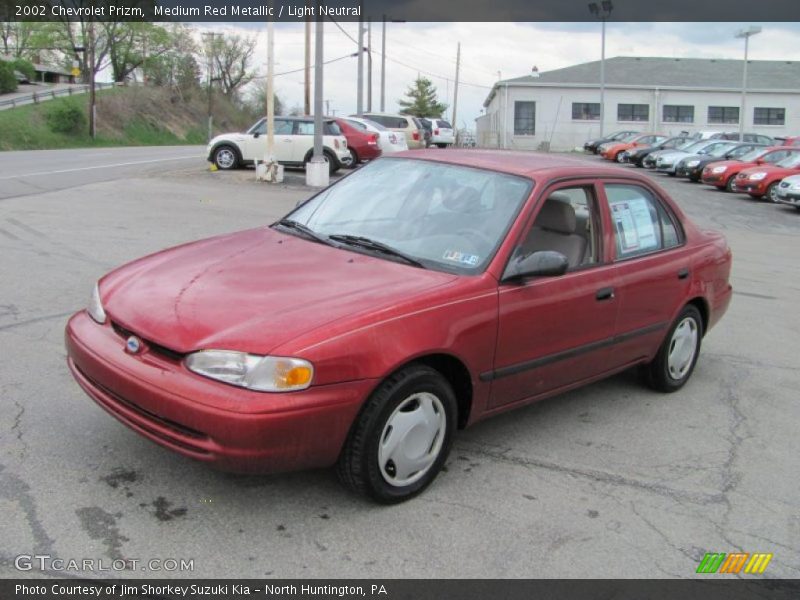 Medium Red Metallic / Light Neutral 2002 Chevrolet Prizm