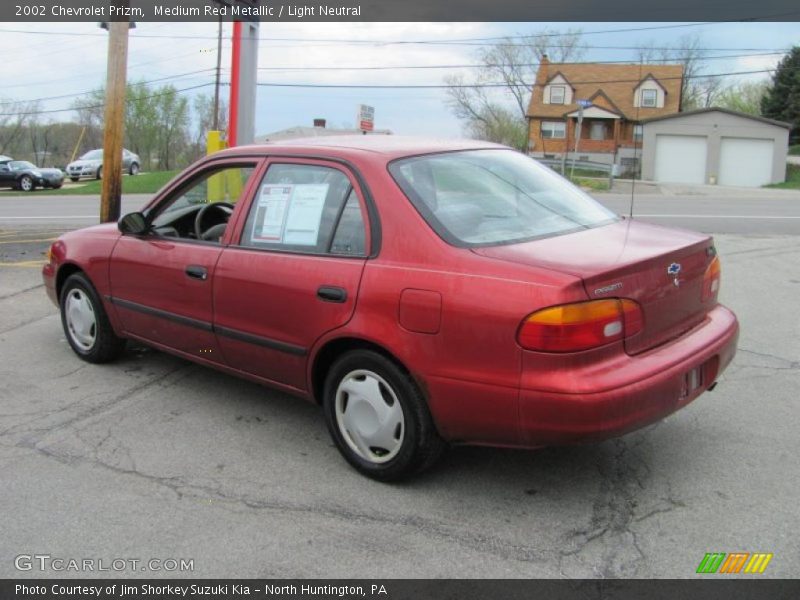 Medium Red Metallic / Light Neutral 2002 Chevrolet Prizm