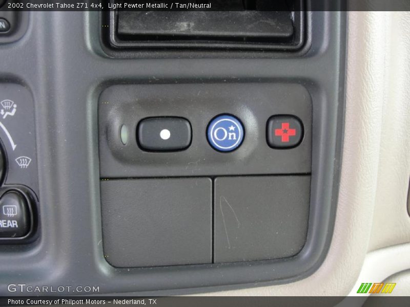 Light Pewter Metallic / Tan/Neutral 2002 Chevrolet Tahoe Z71 4x4
