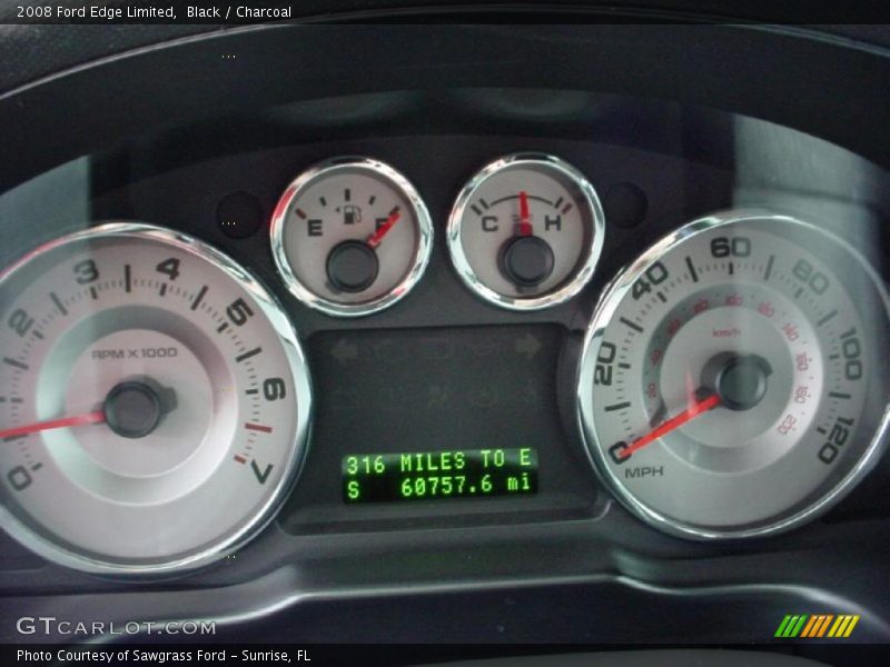 Black / Charcoal 2008 Ford Edge Limited